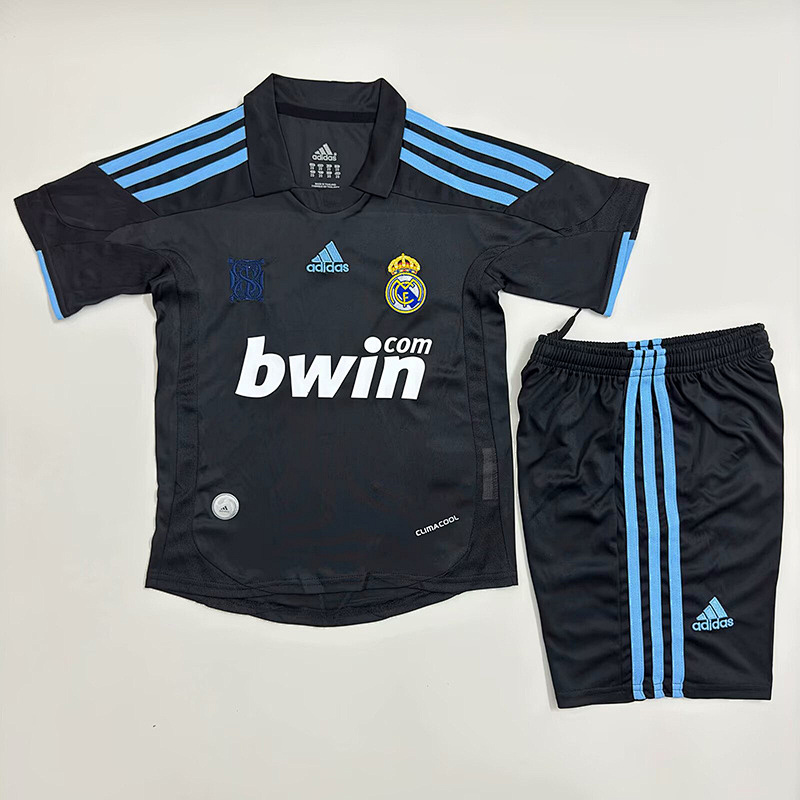 09-10 Real Madrid Maillot Exterieur Retro Enfant