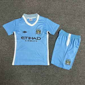 11-12 Manchester City Maillot Domicile Retro Enfant