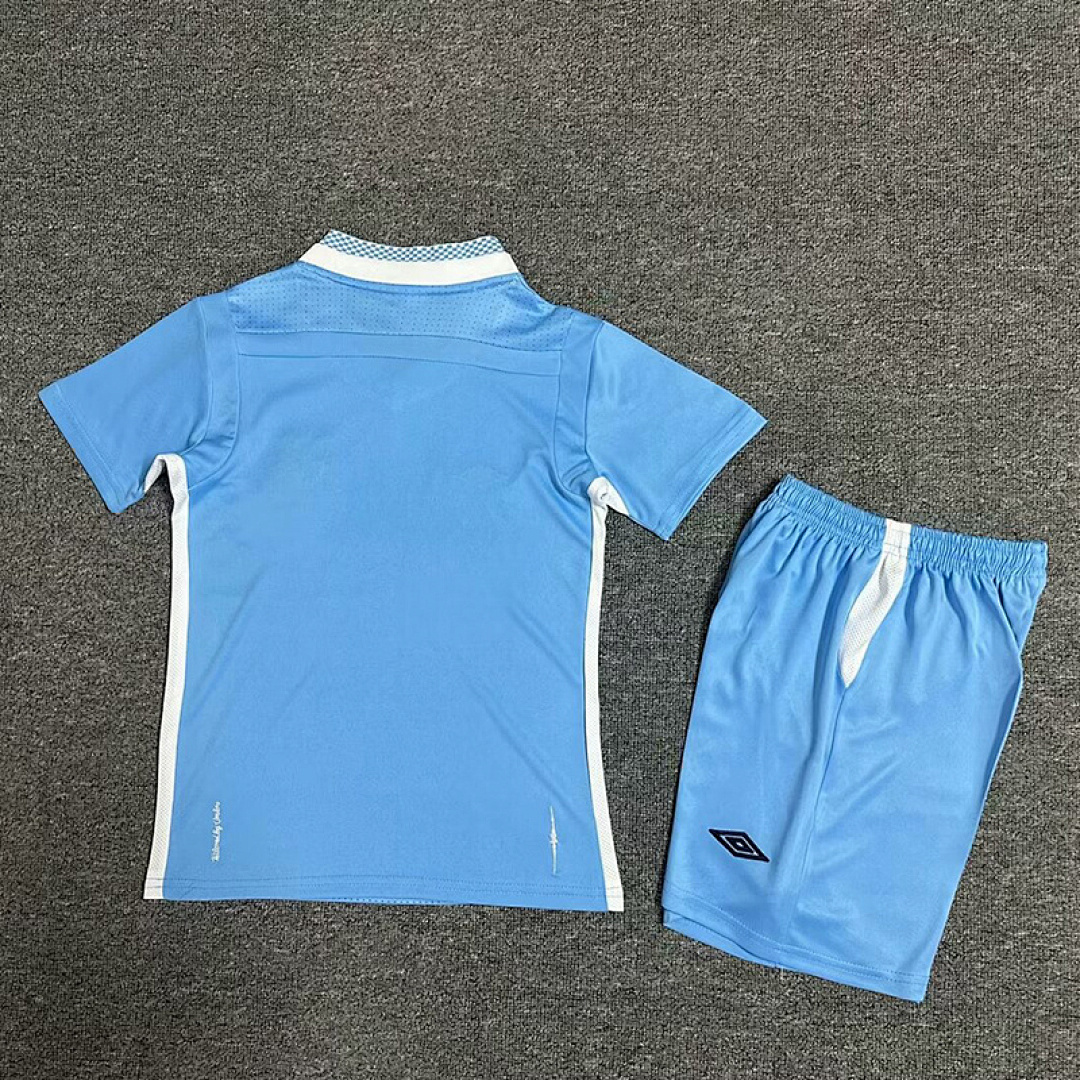11-12 Manchester City Maillot Domicile Retro Enfant – Image 2