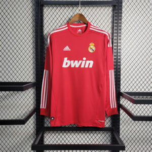 11-12 Real Madrid Maillot Exterieur Manches Longues