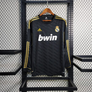 11-12 Real Madrid Maillot Exterieur Manches Longues