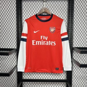 12-13 Arsenal Maillot Domicile Retro Manches Longues