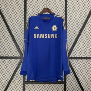 12-13 Chelsea Maillot Domicile Retro Manches Longues