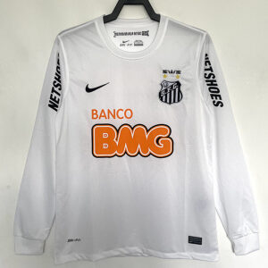 12-13 Santos Maillot Domicile Retro Manches Longues
