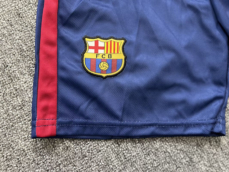 14-15 Barcelona Maillot Domicile Retro Enfant Manches Longues – Image 5