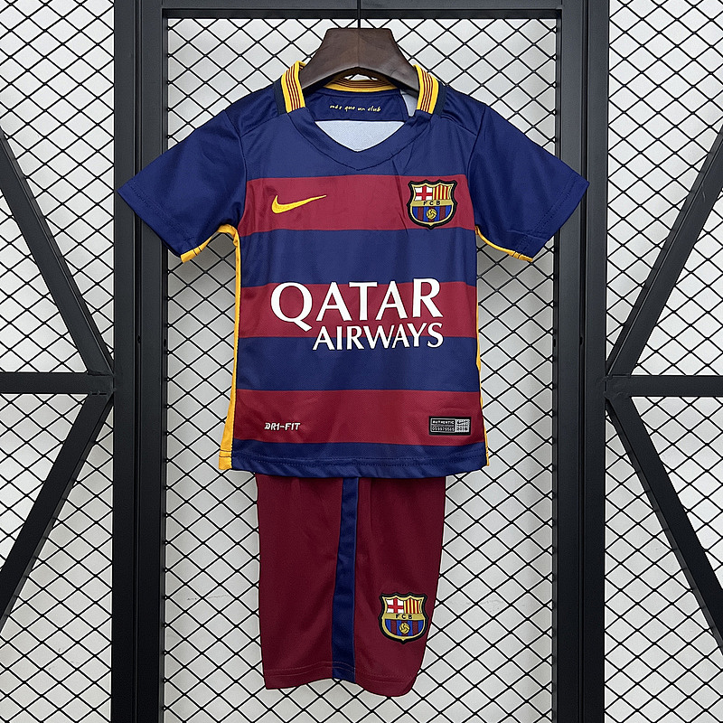 15-16 Barcelona Maillot Domicile Retro Enfant
