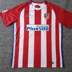 16-17 Atletico Madrid Maillot Domicile Retro