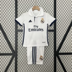 16-17 Real Madrid Maillot Domicile Retro Enfant