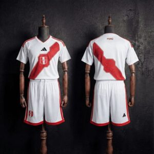 16-28 Perou Maillot Domicile Enfant