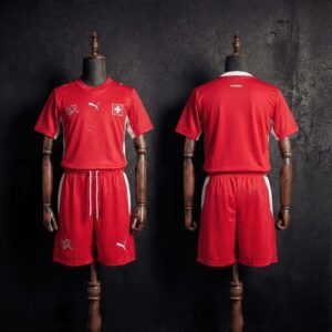 16-28 Suisse Maillot Domicile Enfant