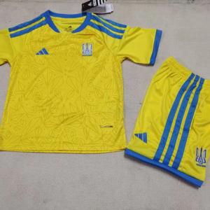 16-28 Ukraine Maillot Domicile Enfant