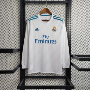 17-18 Real Madrid Maillot Domicile Manches Longues