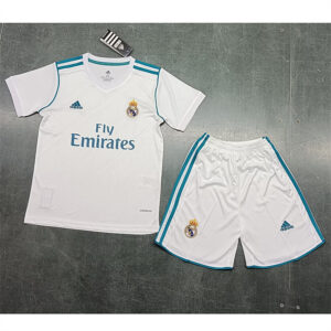 17-18 Real Madrid Maillot Domicile Retro Enfant