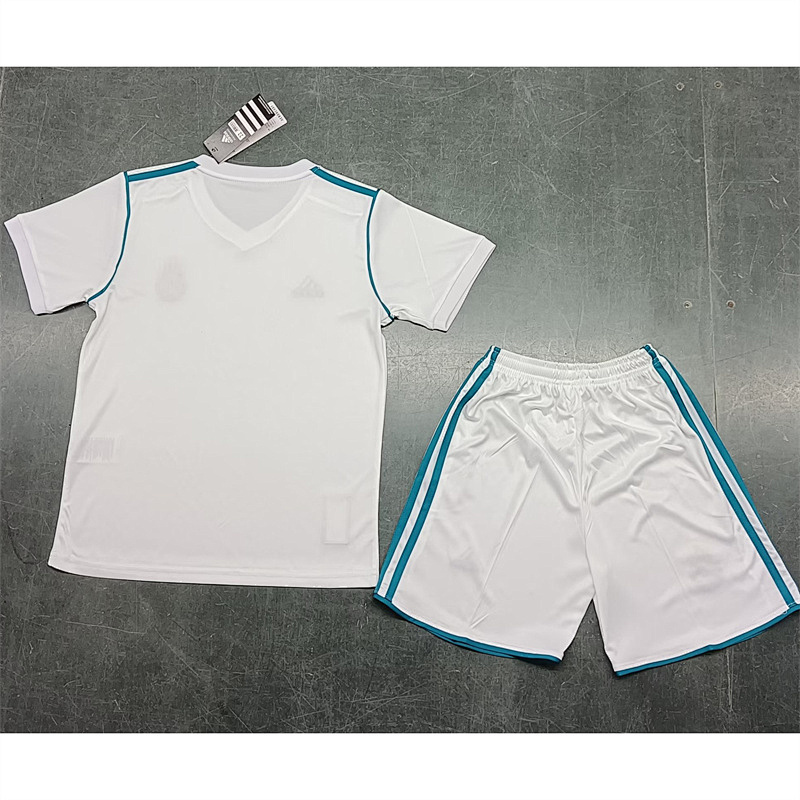 17-18 Real Madrid Maillot Domicile Retro Enfant – Image 4