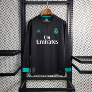 17-18 Real Madrid Maillot Exterieur Manches Longues