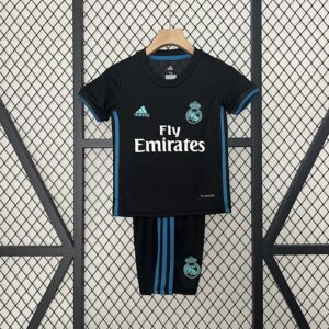 17-18 Real Madrid Maillot Exterieur Retro Enfant
