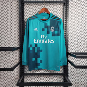 17-18 Real Madrid Maillot Third Manches Longues