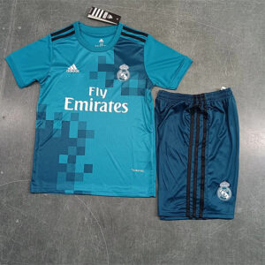 17-18 Real Madrid Maillot Third Retro Enfant