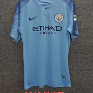 18-19 Manchester City Maillot Domicile Retro