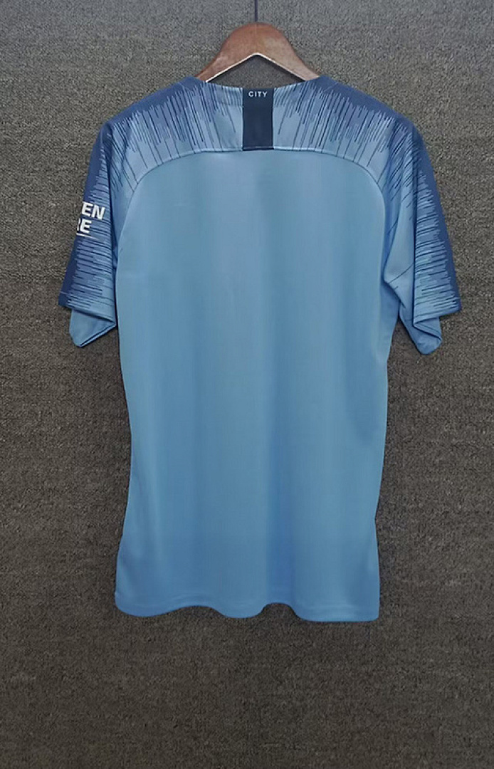 18-19 Manchester City Maillot Domicile Retro – Image 3