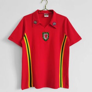 1976-79 Pays de Galles Maillot Domicile