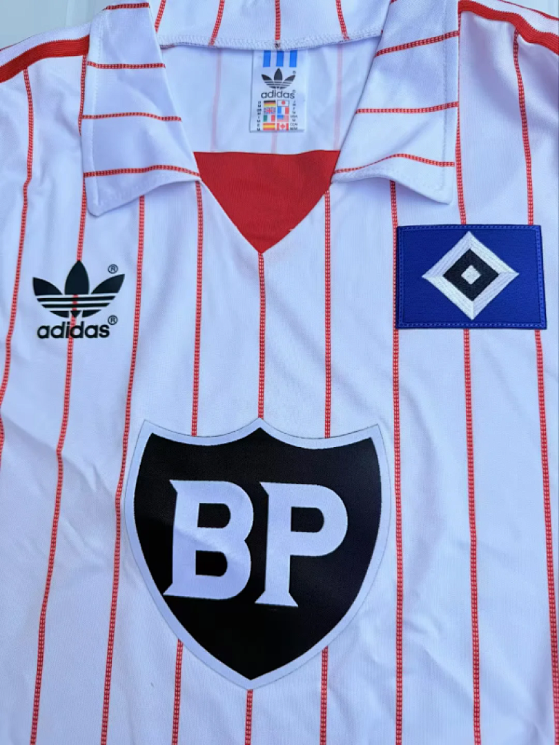1982-83 Hamburger SV Maillot Domicile Retro Manches Longues – Image 4