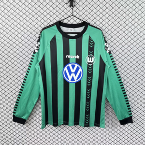 1994-95 Wolfsburg Maillot Domicile Retro Manches Longues