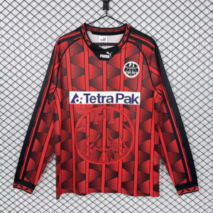 1995-96 Eintracht Frankfurt Maillot Domicile Retro Manches Longues