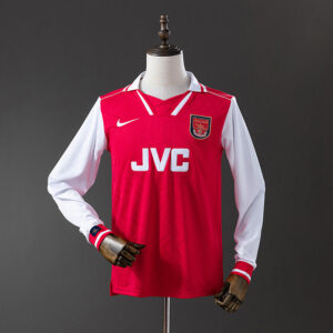 1996-97 Arsenal Maillot Domicile Retro Manches Longues