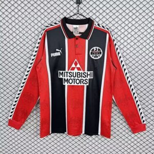 1996-97 Eintracht Frankfurt Maillot Domicile Retro Manches Longues