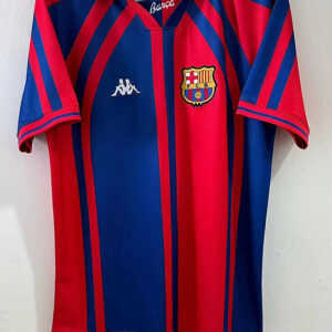 1997-98 Barcelona Maillot Domicile Retro