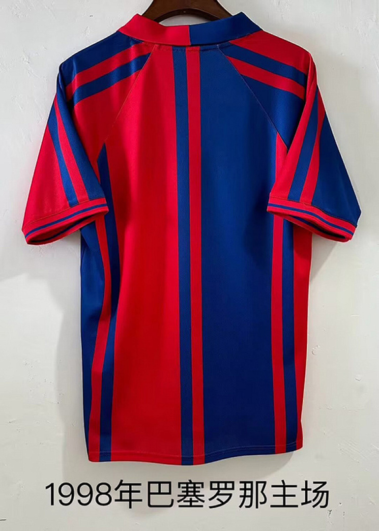 1997-98 Barcelona Maillot Domicile Retro – Image 2