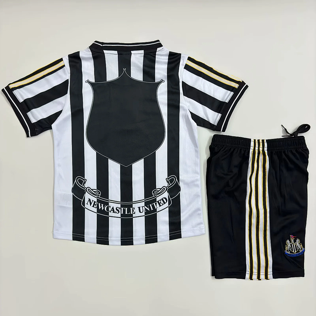 1997-99 Newcastle Maillot Domicile Retro Enfant – Image 3