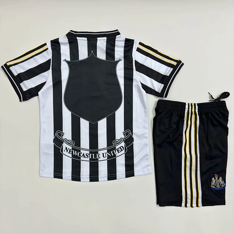 1997-99 Newcastle Maillot Domicile Retro Enfant – Image 4