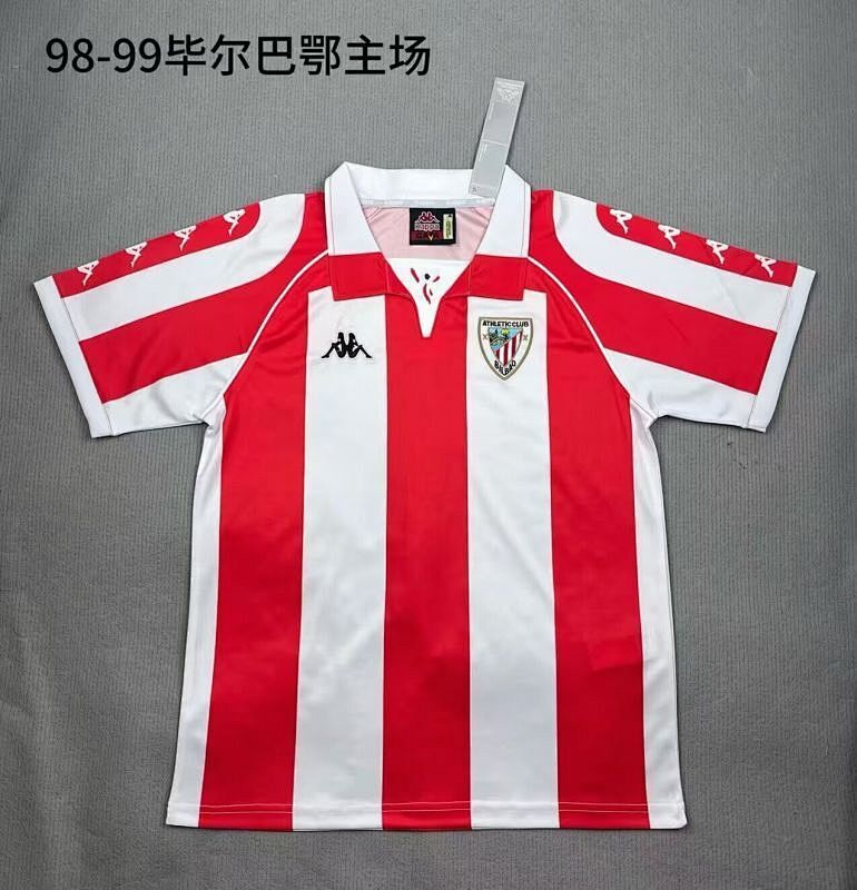 1998-99 Athletic Bilbao Maillot Domicile Retro