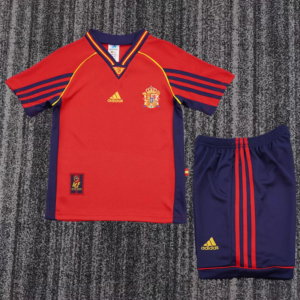 1998-99 Espagne Maillot Domicile Retro Enfant