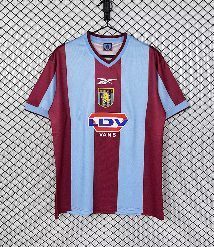 1999-00 Aston Villa Maillot Domicile Retro