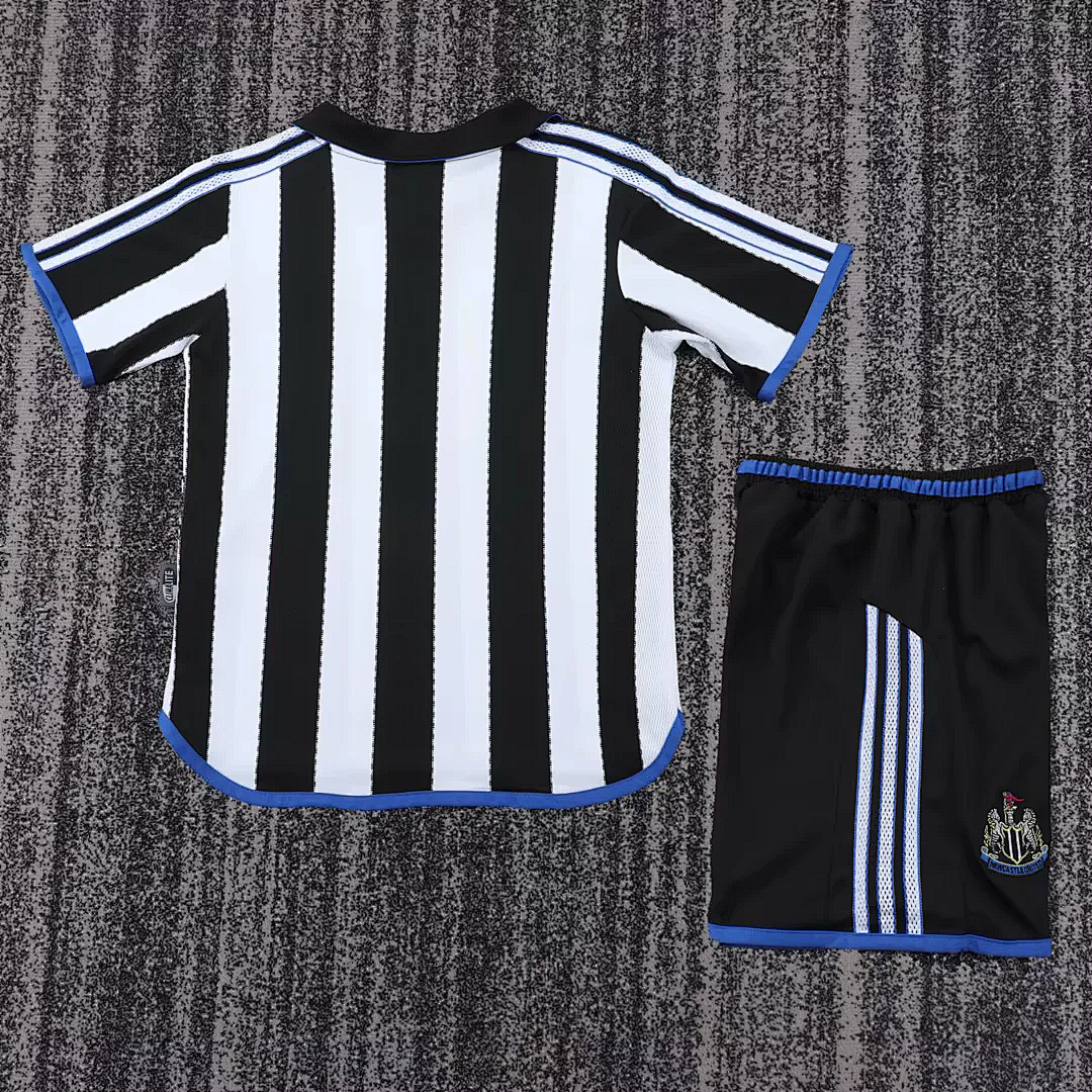 1999-00 Newcastle Maillot Domicile Retro Enfant – Image 2