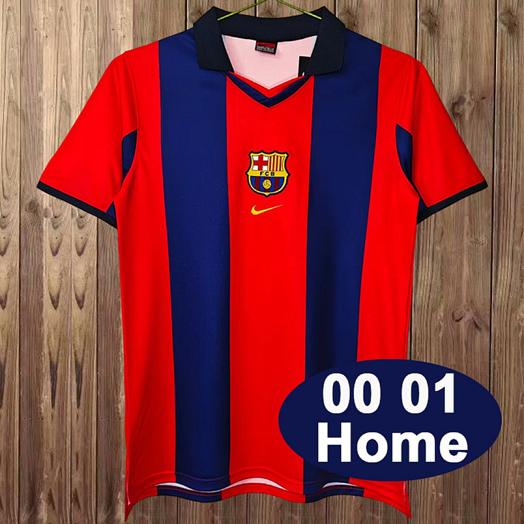 2000-01 Barcelona Maillot Domicile Retro – Image 4
