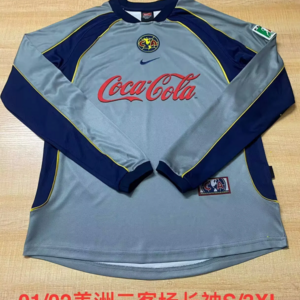 2001-02 Club America Maillot Third Retro Manches Longues