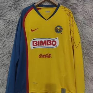 2007-08 Club America Maillot Domicile Retro Manches Longues
