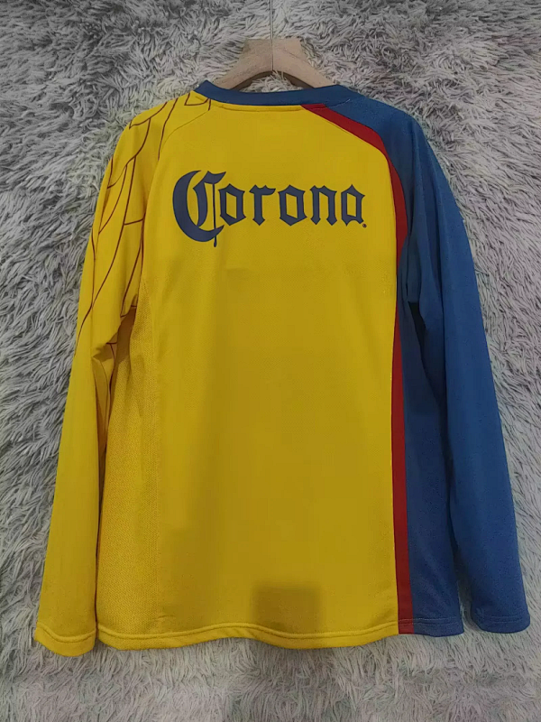 2007-08 Club America Maillot Domicile Retro Manches Longues – Image 3