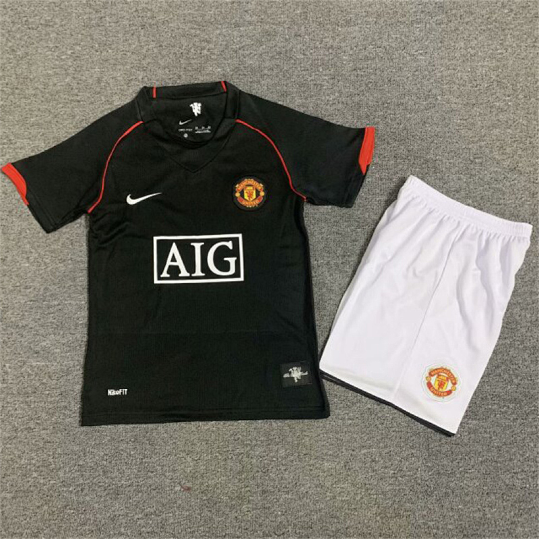 2007-08 Manchester United Maillot Exterieur Retro Enfant – Image 4