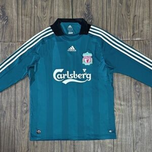 2008-09 Liverpool Maillot Exterieur Retro Manches Longues