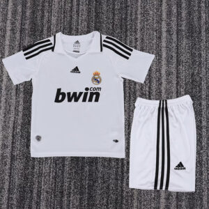 2008-09 Real Madrid Maillot Domicile Retro Enfant
