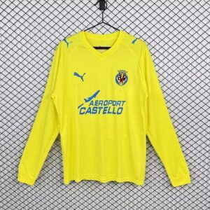 2008-09 Villarreal Maillot Domicile Retro Manches Longues