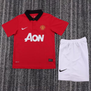 2013-14 Manchester United Maillot Domicile Retro Enfant