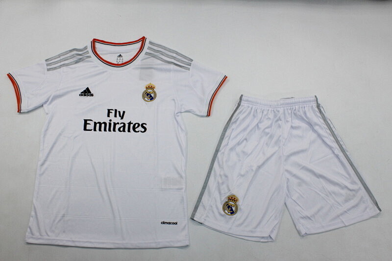 2013-14 Real Madrid Maillot Domicile Retro Enfant