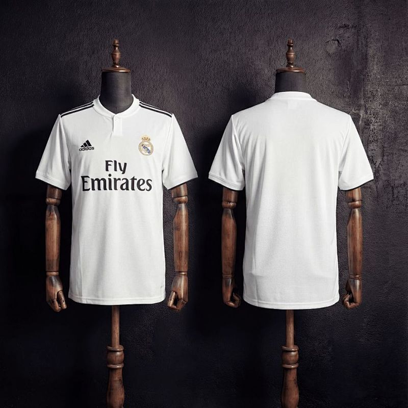 2018-19 Real Madrid Maillot Domicile Retro