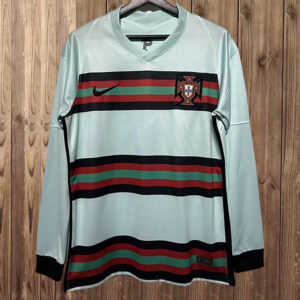 2020-21 Portugal Maillot Exterieur Retro Manches Longues